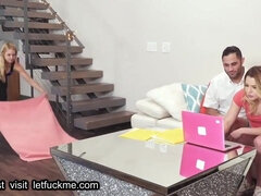 Tetas grandes, Rubia, Novio, Corrida, Corridas, Hd, Seducido, Trio