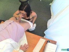 素人, お尻, 手コキする, レズビアン, なめる, オフィス, オマンコ, のぞき