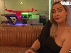 Enthousiasteling, Anaal, Kont, Blond, Frans, Kut duiken, Kousen, Trio