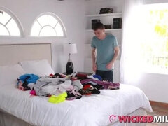 デカチン, フェラチオ, バック, 馬乗り, 剃毛, 義母, 三人, オッパイの