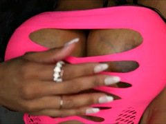 Big tits, Black, Ebony, Milf, Pov, Tits, Twins