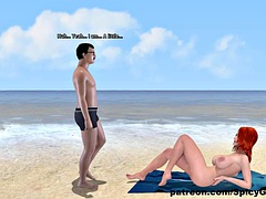 The Adventures of Willy D: Wife cheats on her husband with her neighbor on the beach  Ep28