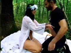 Mother Nature charms and is caught by guys jogging in the woods