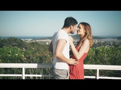 Mamada, Pareja, Vestido, Besar, Al aire libre, Bragas, Coño, Chupando