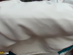 Horny sex lovers have fun in the fresh air