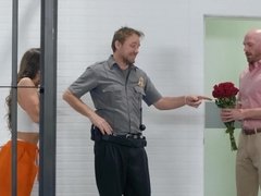 Ass, Brunette, Couple, Hardcore, Hd, Husband, Police, Wife