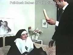 Arabisch, Blasen, Hundestellung, Gruppe, Hardcore, Nonne, Strümpfe, Vintage