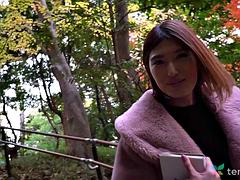 Amateur Miku Kanno from Tokyo comes to our hotel and gets naked for us