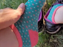 Feet, Masturbation, Petite, Socks