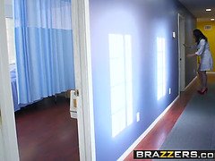 Arzt, Absätze, Krankenschwester, Rau, Schreiend, Strümpfe, Flotter dreier, Uniform