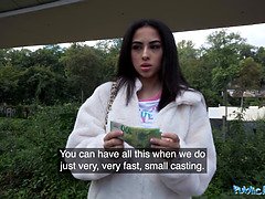 Grote lul, Grote mammen, Bruinharig, Lul, Hd, Gezichtspunt, Openbaar, Tiener