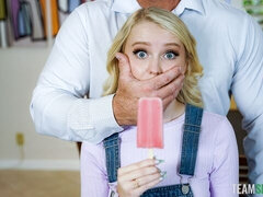 18, ブロンド, フェラチオ, バック, 自然山雀, ガリガリ, ティーン, オッパイの