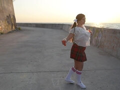 Demmy Blaze - School Girl - Big tits