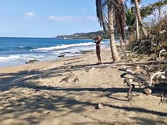 Strand, Grosse titten, Masturbation, Reif, Milf, Solo, Titten, Spielzeuge