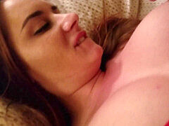 Amateur cum tits, magic wand, adult toys