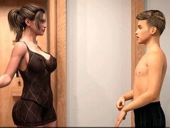 Tridimensionnel, Jeux, Embrassement, Lingerie, Mère que j'aimerais baiser, Maman, Belle mère