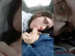 Leie, Auto, Kompilation, Sperma im mund, Hd, Pov, Öffentlich, Schlucken