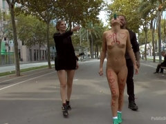 Sadomasoquismo, Mamada, Dominación, Público, Castigada, Sexo fuerte, Esclavo, Voyeur