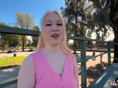 デカパイ, 巨乳な, イマラチオ, ハードコア, 自然山雀, アウトドア, ピグテール, 公共