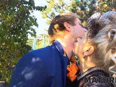 Watch Charmer get seduced & fucked hard by her horny servant in a wild outdoor adventure