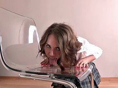Sexy schoolgirl named Diana is so nasty