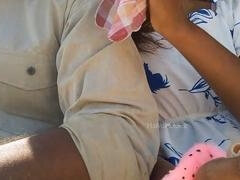 Asiático, Novio, Engañando, Universidad, Novia, Coño, Medias largas, Adolescente