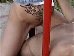 Anaal, Duits, Buiten, Tatoeage