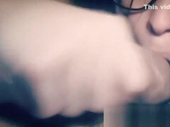 Dirty Librarian in Glasses sucks balls n jerks on dick- Blakely Night