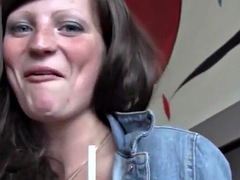 Amateur, Blowjob, Facial, German, Public, Student, Toilet