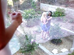 My new neighbours are a lezzie duo - Celeste Star, Aj Applegate, kimmy grang