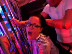 Horny club wenches suck and fuck dicks