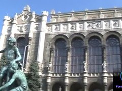 Grosse titten, Braunhaarige, Spermaladung, Hd, Wichsen, Masturbation, Öffentlich, Dürr