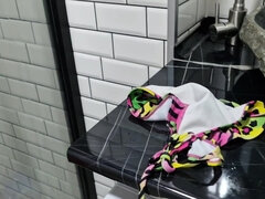 Pissing. Toilet Slave. Dominatrix Pisses In The Mouth And On The Body Of Her Slave