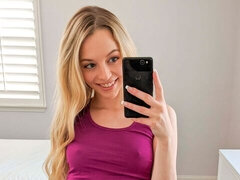 Beauté, Blonde, Sucer une bite, Mignonne, Queue, En levrette, Rasée, Adolescente