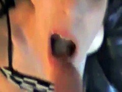 German, Girlfriend, Shaved, Sucking