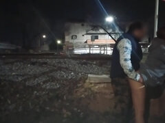 Public Sex On The Street Outdoors Caught Fucking By Police Bus Voyeurs And Trains