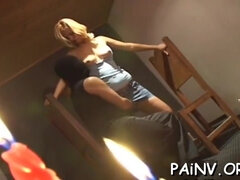 デカパイ, ブロンド, チン, オッパイの, おもちゃ