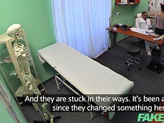 FakeHospital Horny saleswoman strikes a deal with the Dr