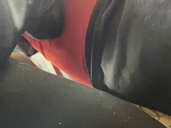 素人, ブロンド, ブーツ, 茶髪の, フェティッシュ