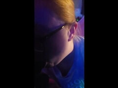 素人, ベッドルーム, フェラチオ, 眼鏡, 自家製, 異人種間, 自然山雀, 赤毛