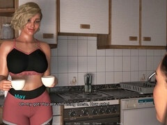 Tridimensionnel, Amateur, Américain, Doigter, Embrassement, Lesbienne, Softcore