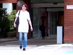 Französisch, Gruppensex, Öffentlich, Rotschopf