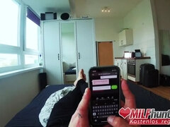 MILF Hunter bangs raunchy Goth MILF Sidney Dark in his flat! milfhunter24