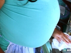 Chica, Tetas grandes, Mamada, Morena, Ébano, Hd, Tetas naturales, Trio