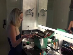 Kenzie Kai: Petite and Compact, but Can She Handle Your Size? - POV Shower Scene