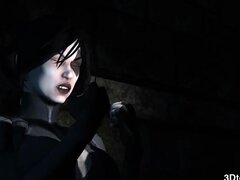 Dreidimensional, In den arsch, Grosser schwanz, Grosse titten, Hd, Masturbation, Monster, Hure