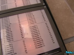 Leie, Blasen, Hundestellung, Nackt, Im freien, Pov, Rotschopf, Schüchtern