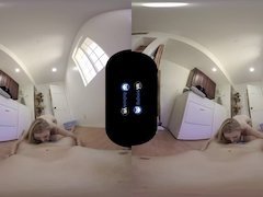 Dreidimensional, Blondine, Schwanz, Pov, Rasiert, Titten