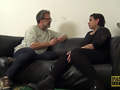 Chubby UK subslut disciplined and hammered hard