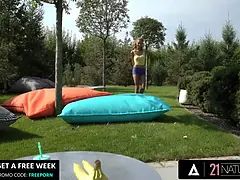 In den arsch, Schönheit, Blasen, Hd, Latina, Monster, Natürlich, Titten